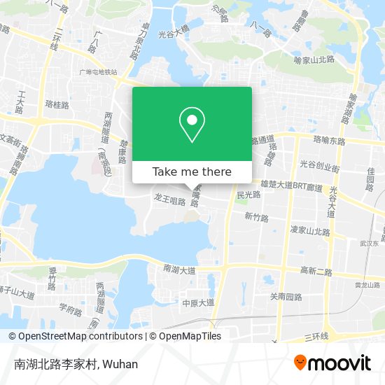 南湖北路李家村 map