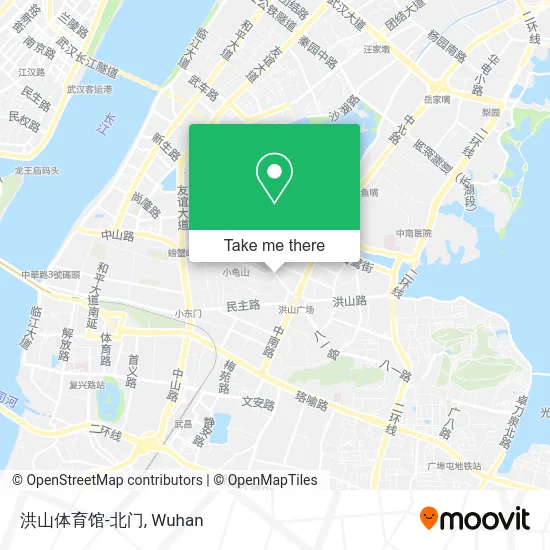 洪山体育馆-北门 map