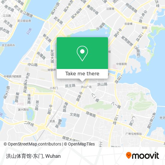 洪山体育馆-东门 map