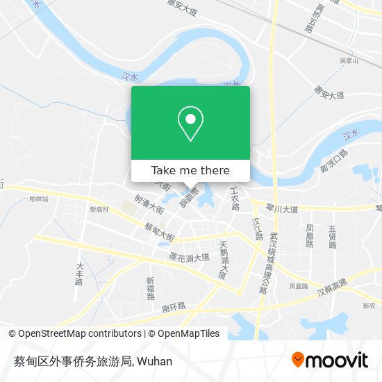 蔡甸区外事侨务旅游局 map