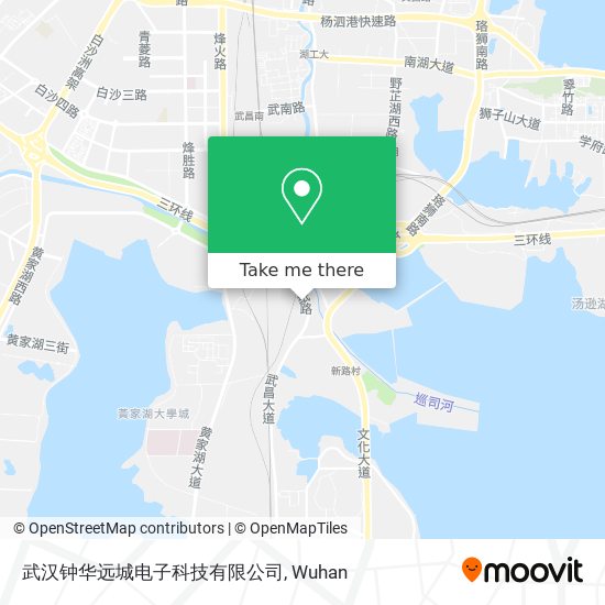 武汉钟华远城电子科技有限公司 map