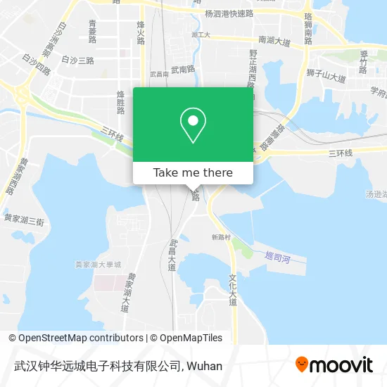 武汉钟华远城电子科技有限公司 map