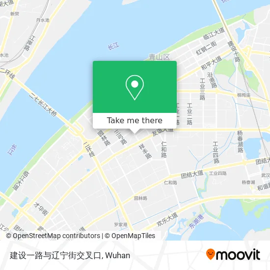 建设一路与辽宁街交叉口 map