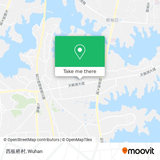 西板桥村 map