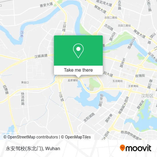 永安驾校(东北门) map