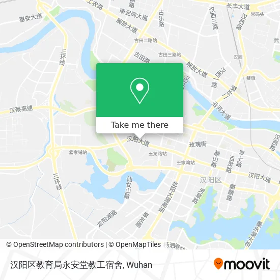 汉阳区教育局永安堂教工宿舍 map
