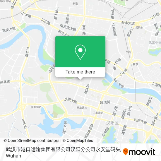 武汉市港口运输集团有限公司汉阳分公司永安堂码头 map