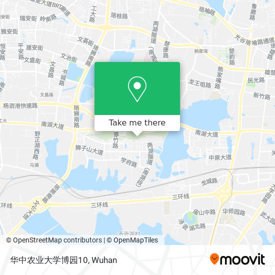 华中农业大学博园10 map