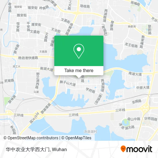 华中农业大学西大门 map