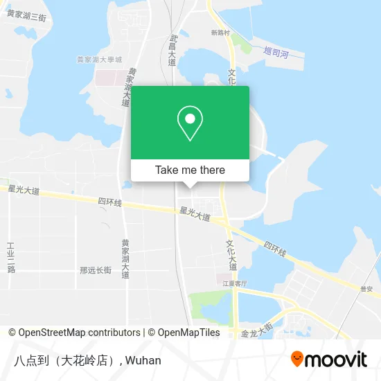 八点到（大花岭店） map