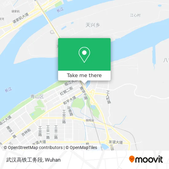 武汉高铁工务段 map