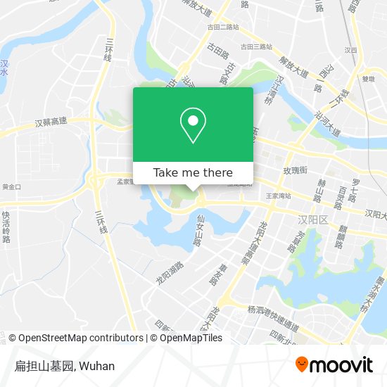 扁担山墓园 map
