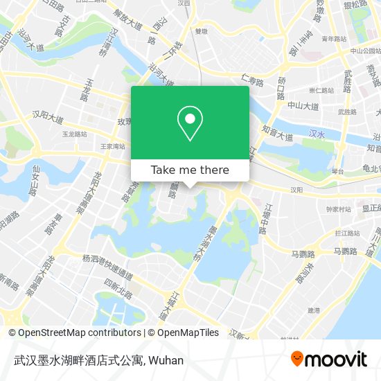 武汉墨水湖畔酒店式公寓 map