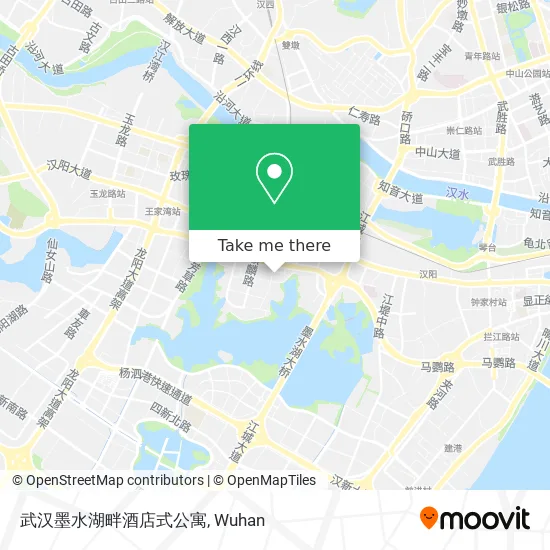 武汉墨水湖畔酒店式公寓 map