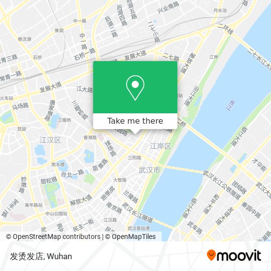发烫发店 map