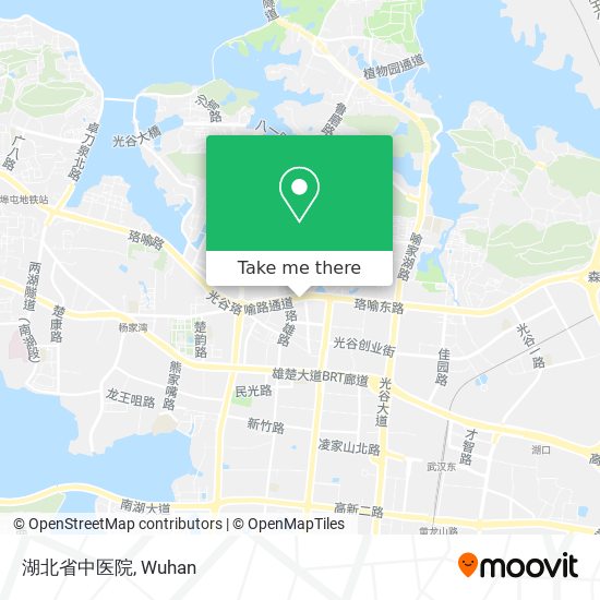 湖北省中医院 map