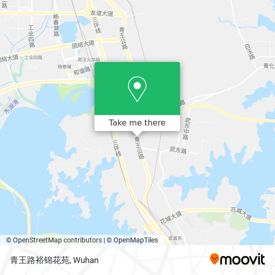 青王路裕锦花苑 map