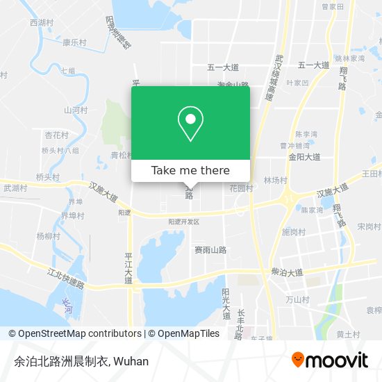 余泊北路洲晨制衣 map