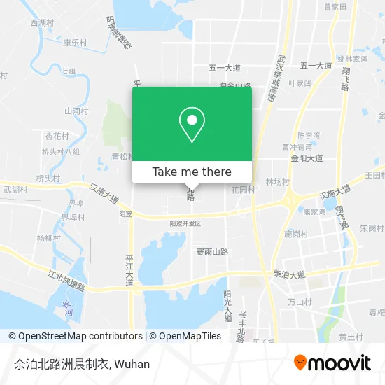 余泊北路洲晨制衣 map