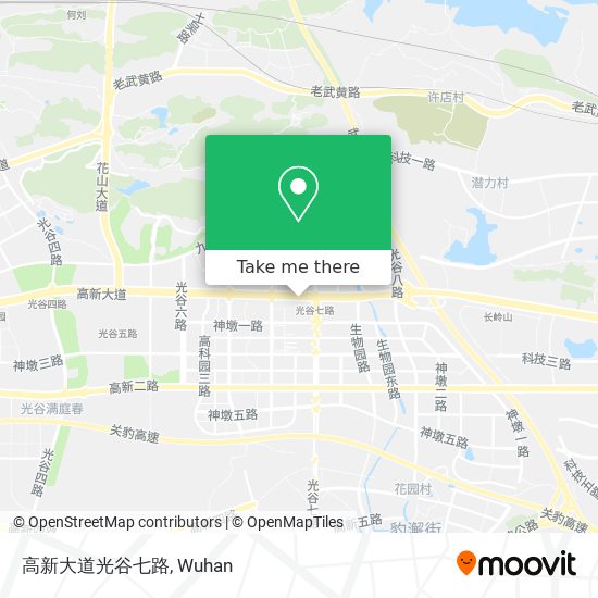 高新大道光谷七路 map