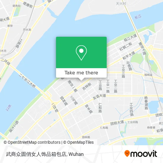 武商众圆俏女人饰品箱包店 map