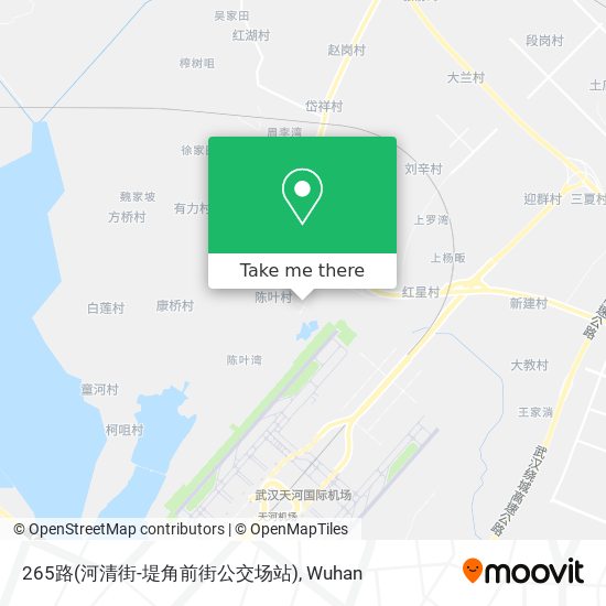 265路(河清街-堤角前街公交场站) map