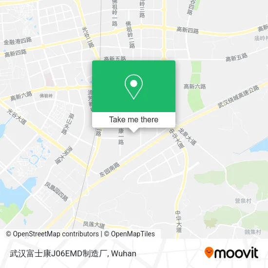 武汉富士康J06EMD制造厂 map