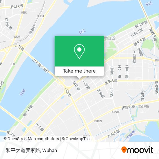 和平大道罗家路 map