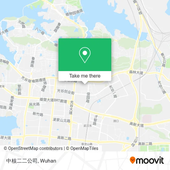 中核二二公司 map