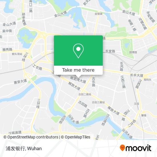 浦发银行 map