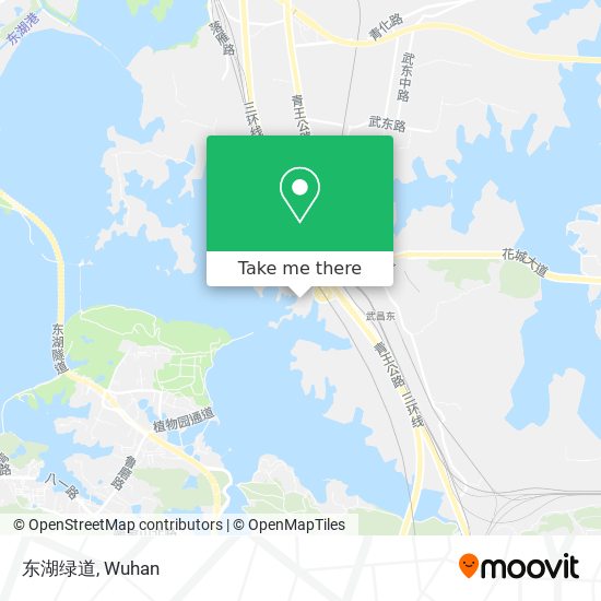 东湖绿道 map