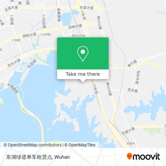 东湖绿道单车租赁点 map