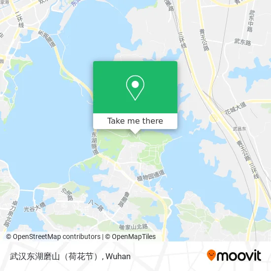 武汉东湖磨山（荷花节） map