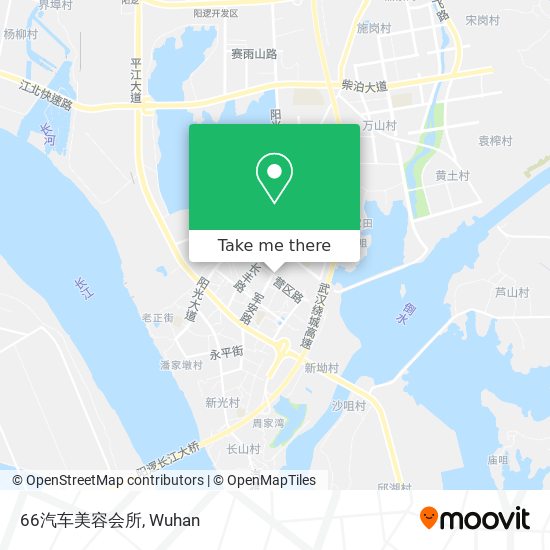 66汽车美容会所 map