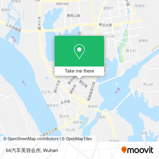 66汽车美容会所 map