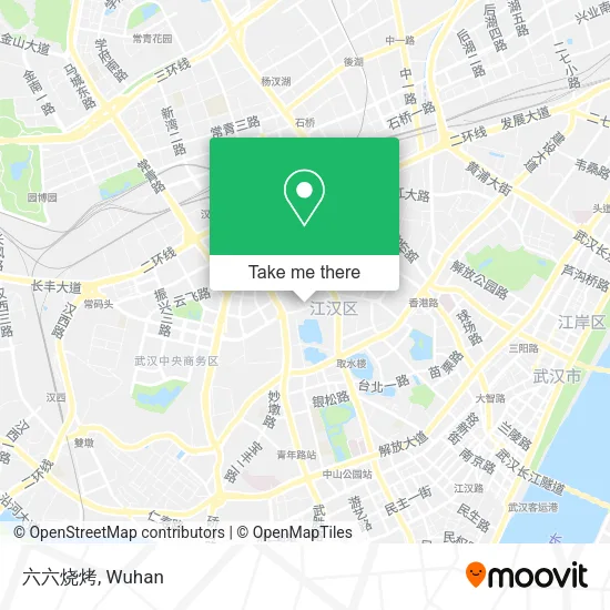 六六烧烤 map