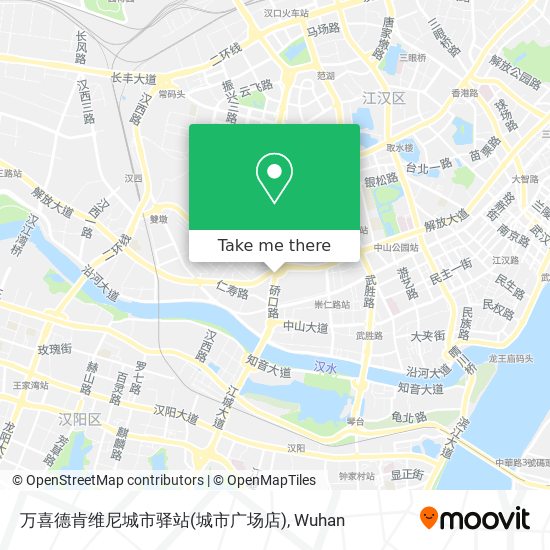 万喜德肯维尼城市驿站(城市广场店) map