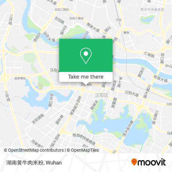 湖南黄牛肉米粉 map