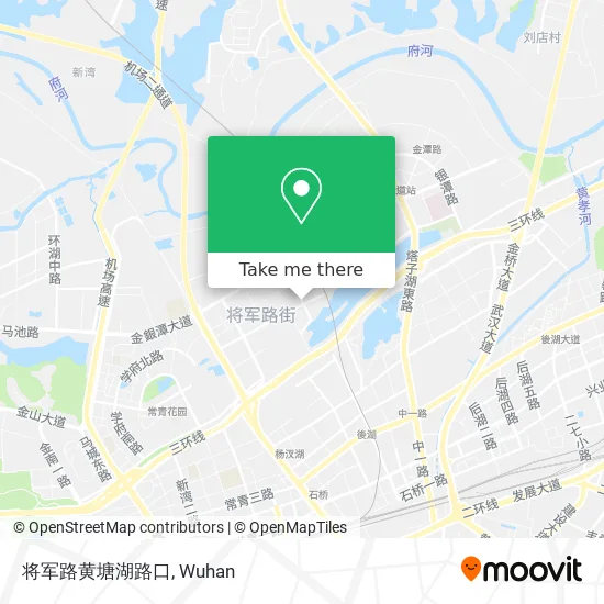 将军路黄塘湖路口 map