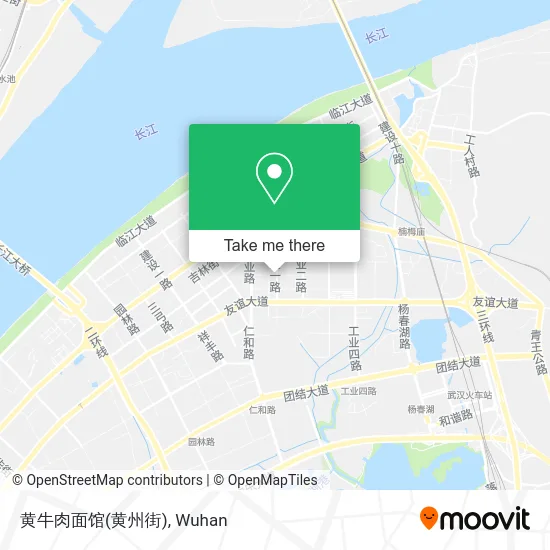 黄牛肉面馆(黄州街) map