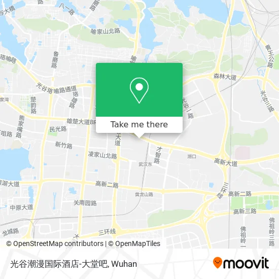光谷潮漫国际酒店-大堂吧 map