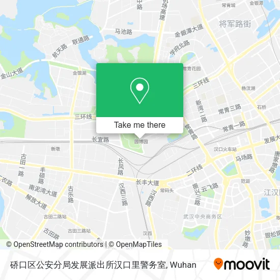 硚口区公安分局发展派出所汉口里警务室 map