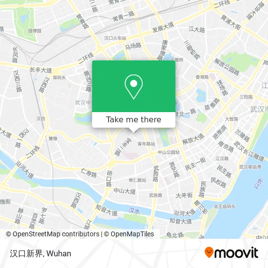 汉口新界 map