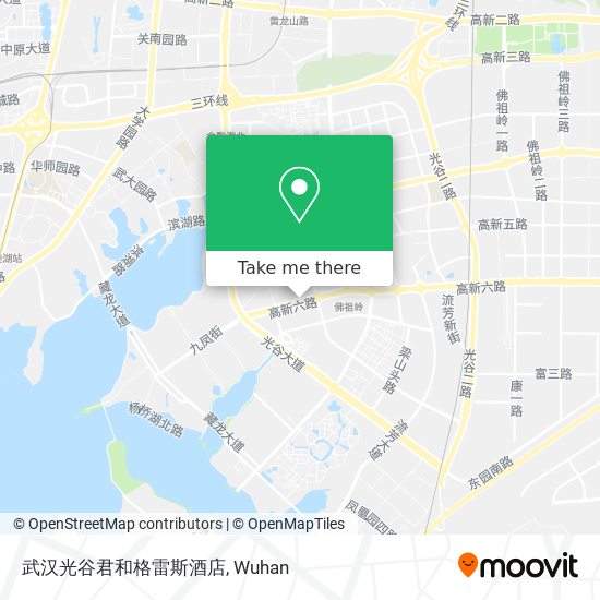 武汉光谷君和格雷斯酒店 map