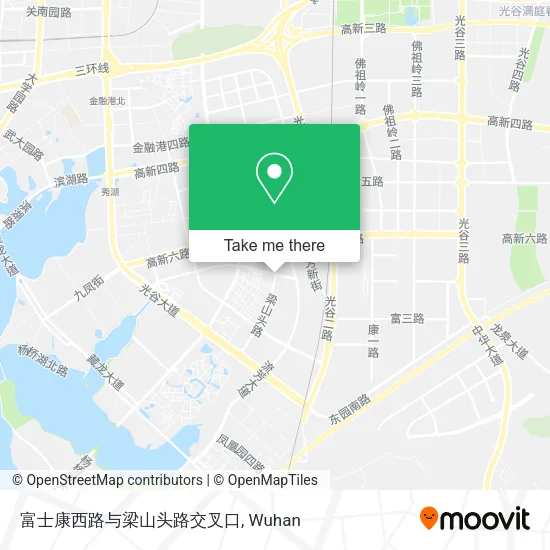 富士康西路与梁山头路交叉口 map