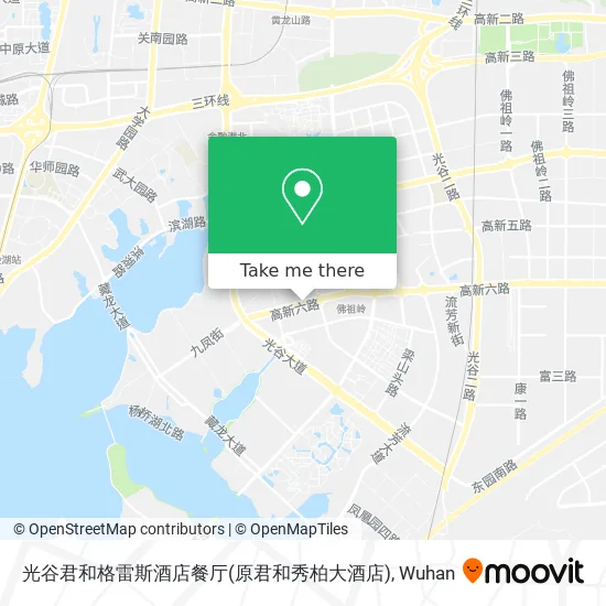 光谷君和格雷斯酒店餐厅(原君和秀柏大酒店) map