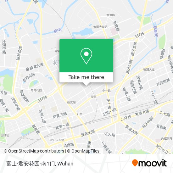 富士·君安花园-南1门 map