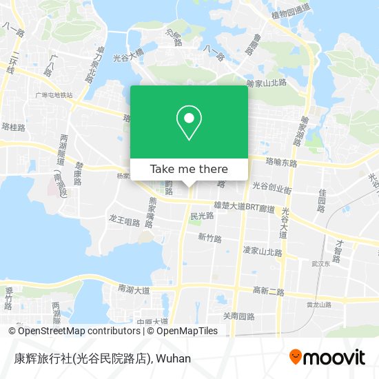 康辉旅行社(光谷民院路店) map