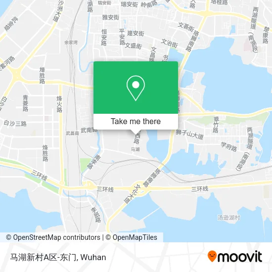 马湖新村A区-东门 map