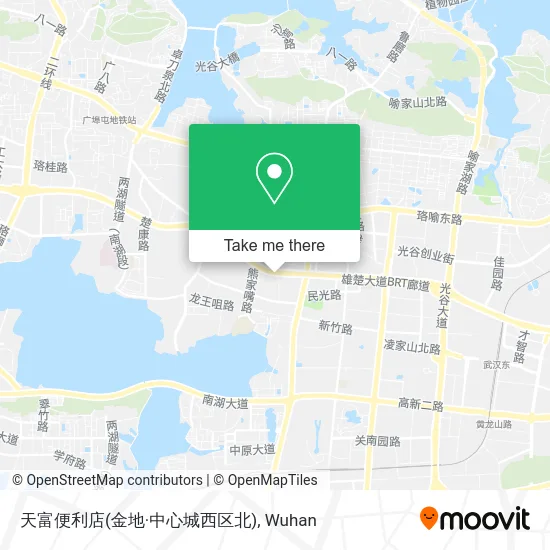 天富便利店(金地·中心城西区北) map
